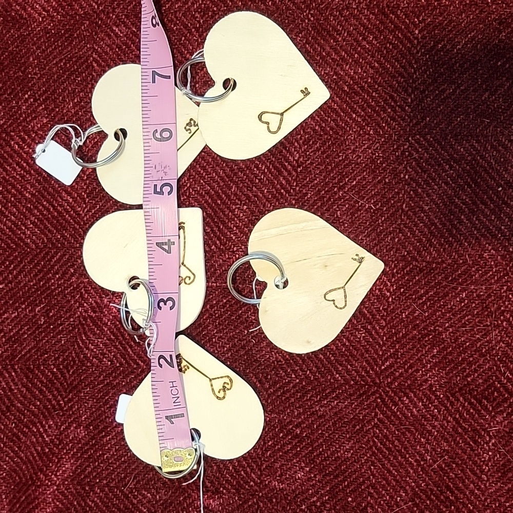 Pyrography love keychains - Picture 2 of 3